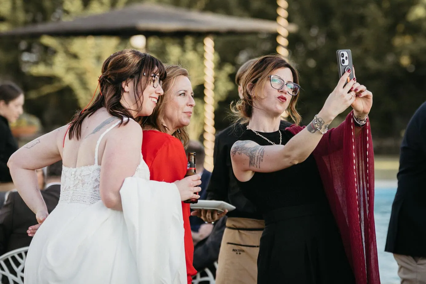 wedding cocktail hour finca la plata venue ()