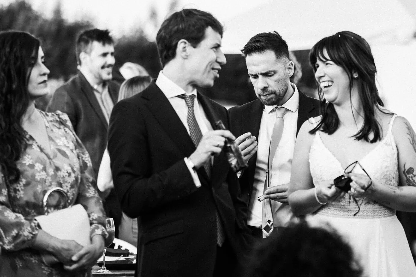 wedding cocktail hour finca la plata venue ()
