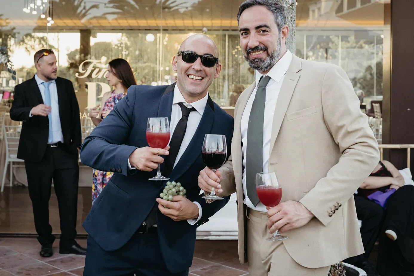 wedding cocktail hour finca la plata venue ()