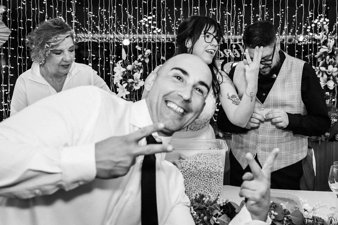 wedding cocktail hour finca la plata venue ()