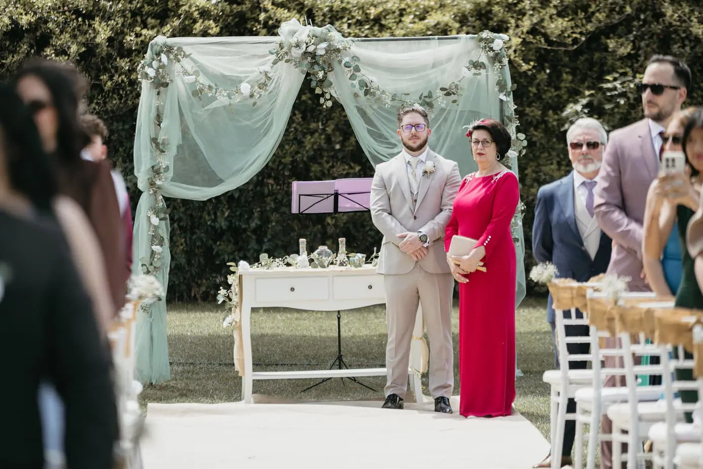 outdoor wedding ceremony spain fotoarte c ()