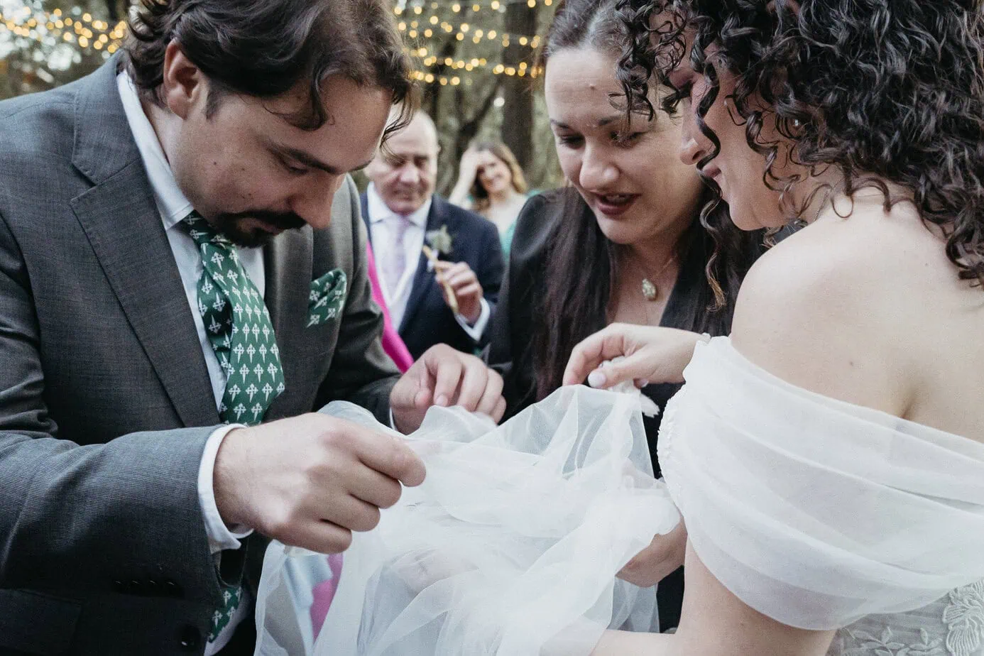 wedding cocktail hour complejo la ciguena venue ()