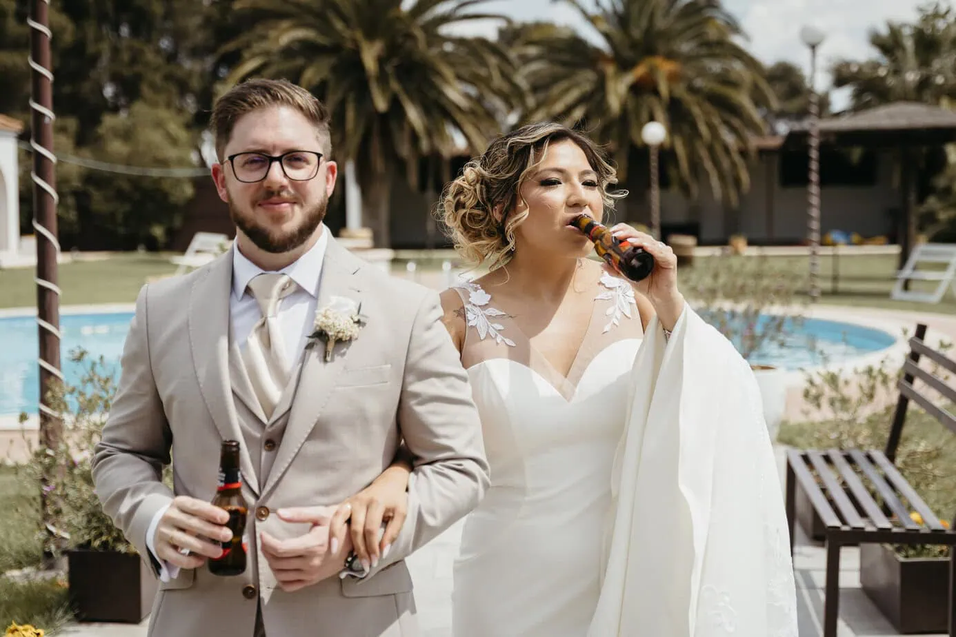 wedding cocktail hour finca la plata venue ()