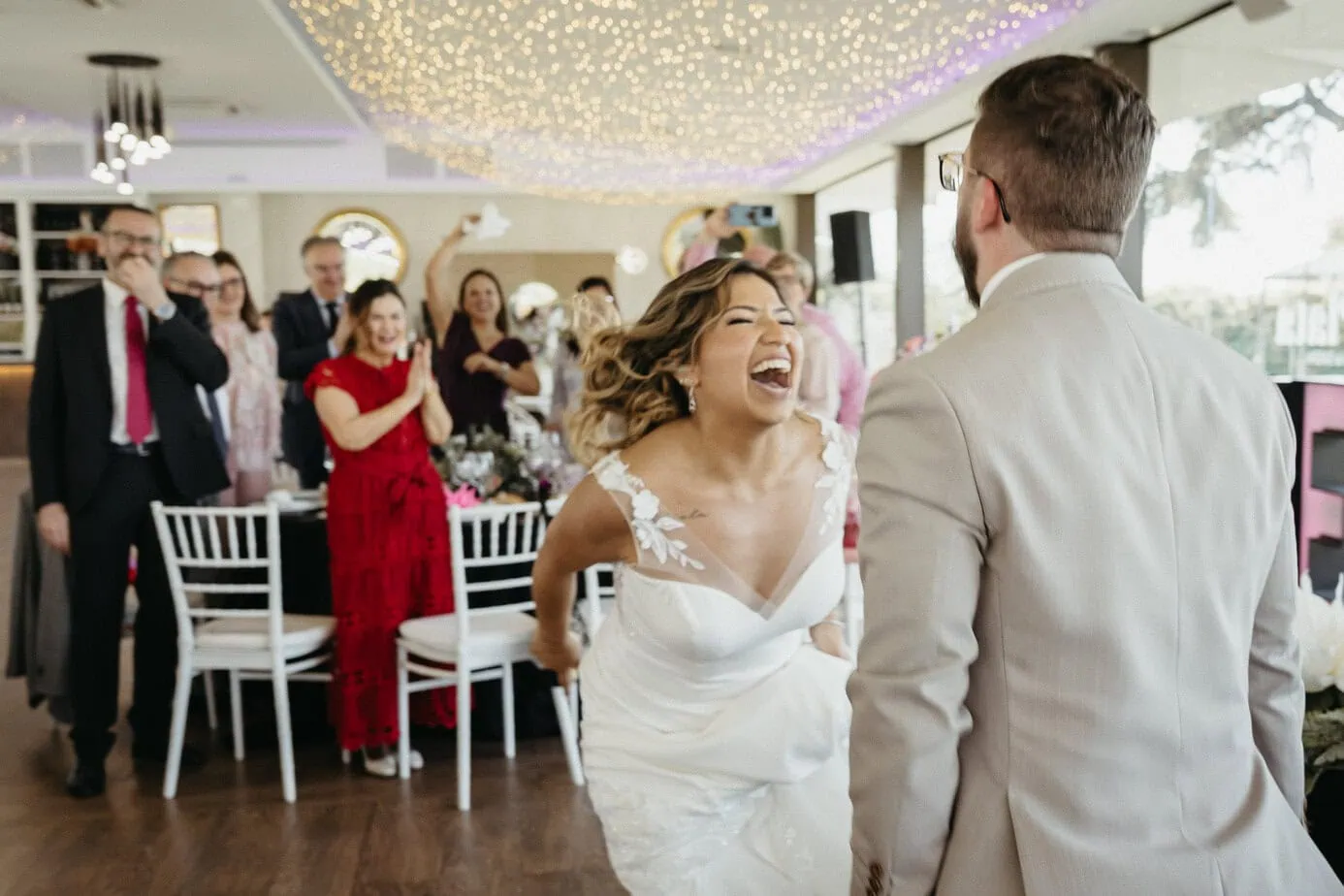 wedding cocktail hour finca la plata venue ()