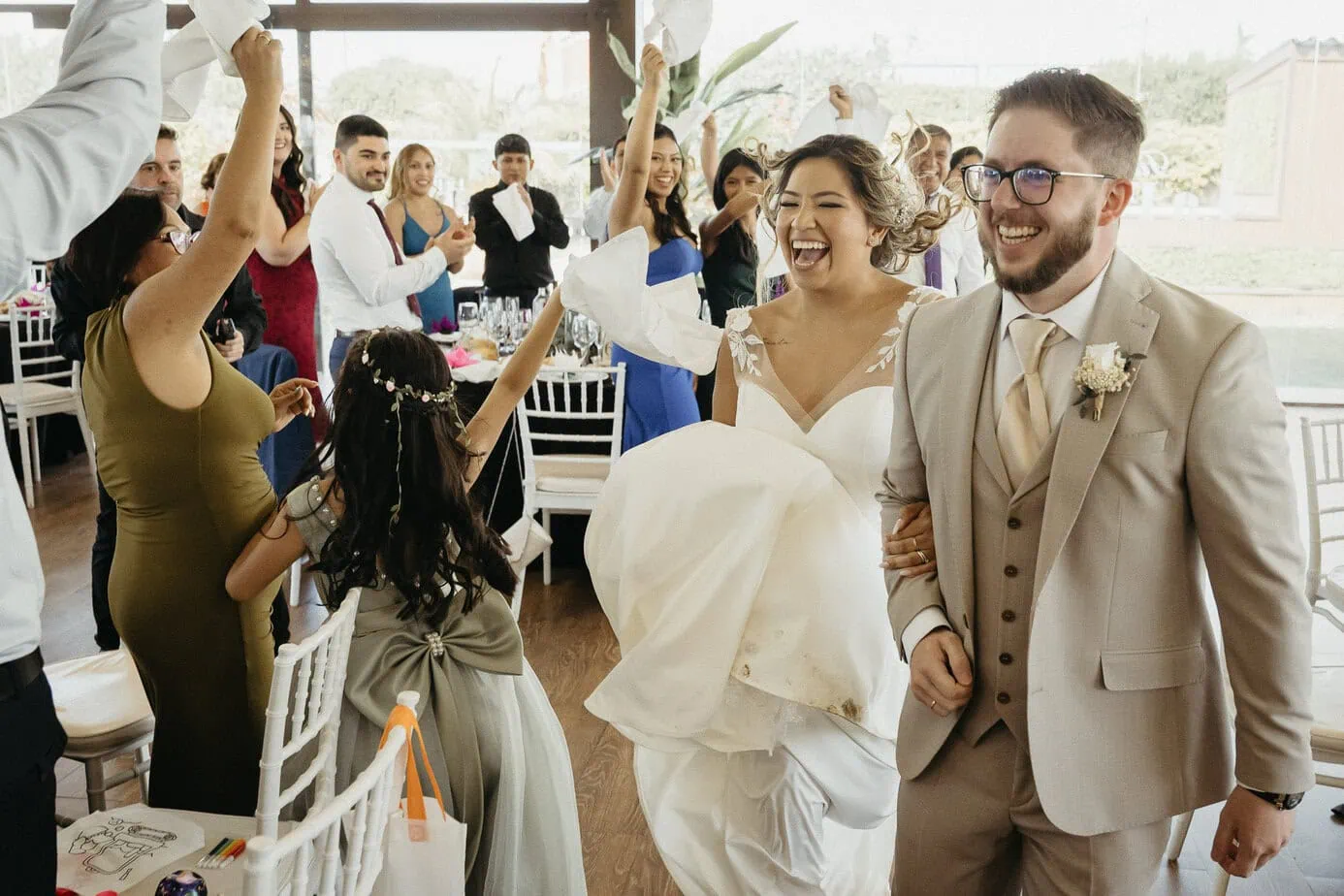 wedding cocktail hour finca la plata venue ()
