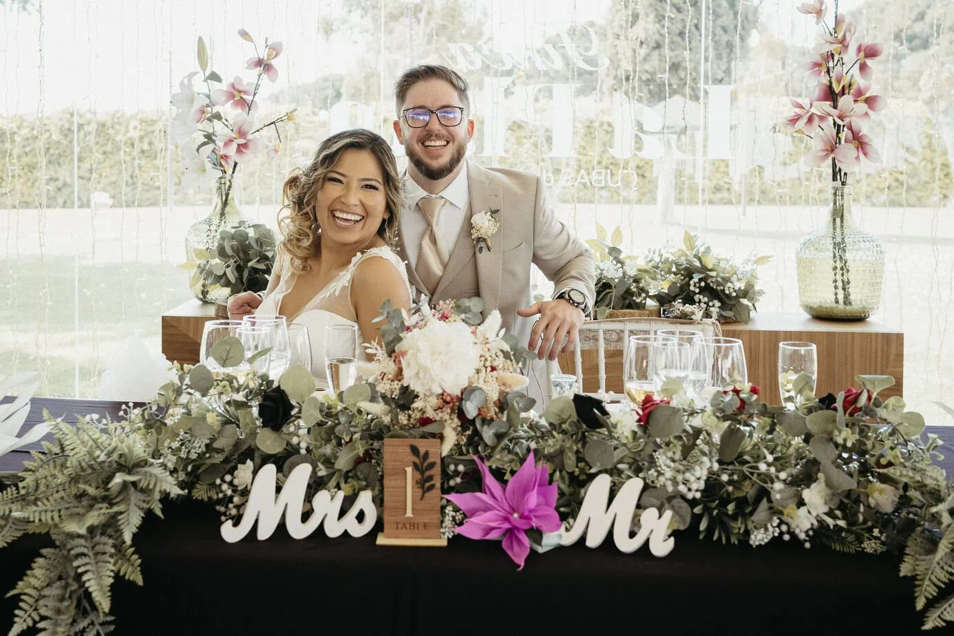 wedding cocktail hour finca la plata venue ()