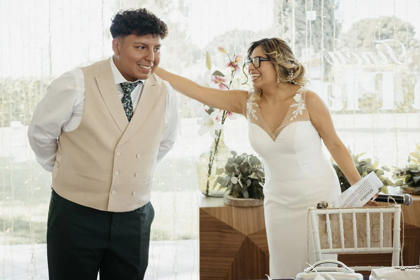 wedding cocktail hour finca la plata venue ()