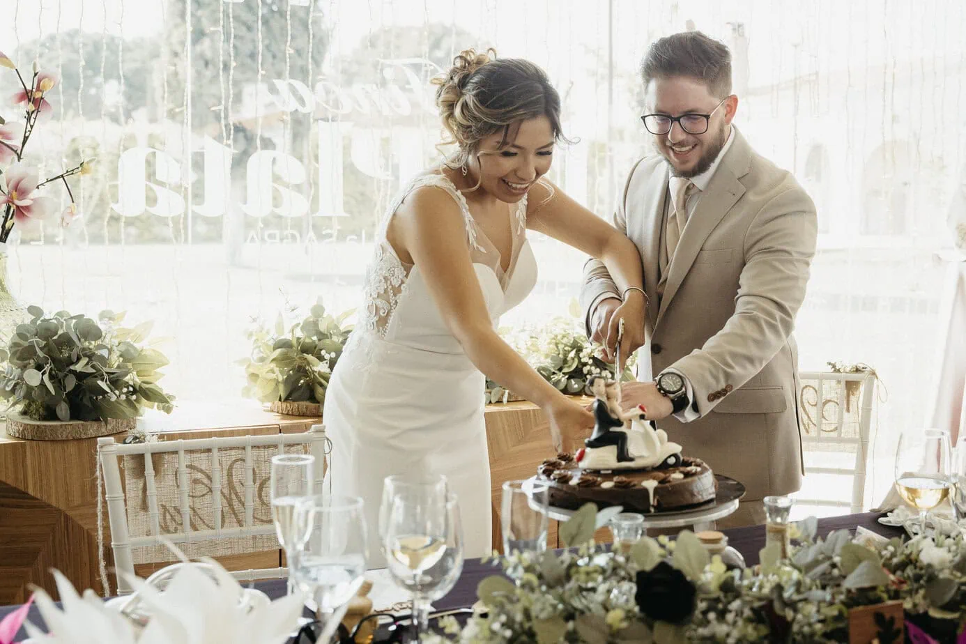 wedding cocktail hour finca la plata venue ()
