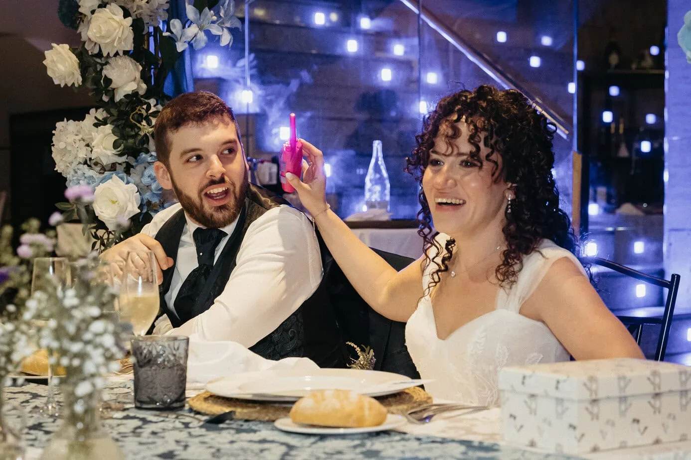 wedding reception dinner complejo la ciguena madrid ()