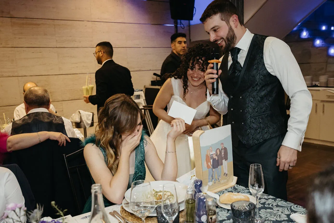 wedding reception dinner complejo la ciguena madrid ()