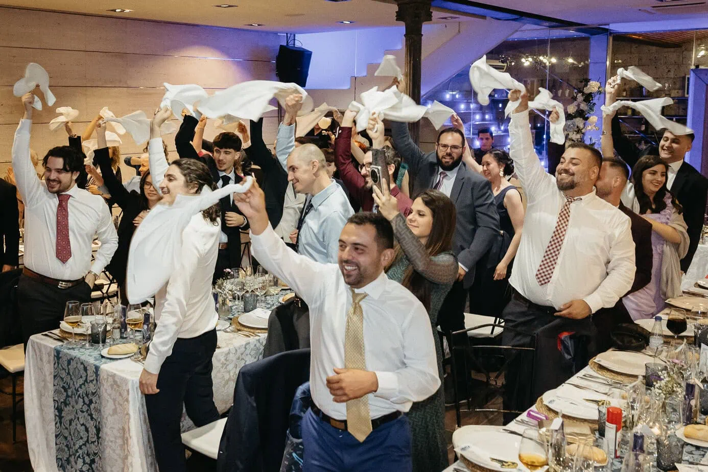 wedding reception dinner complejo la ciguena madrid ()
