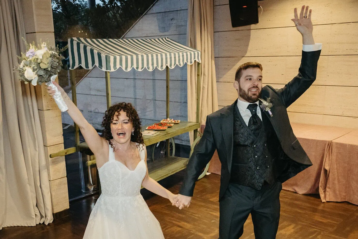 wedding reception dinner complejo la ciguena madrid ()