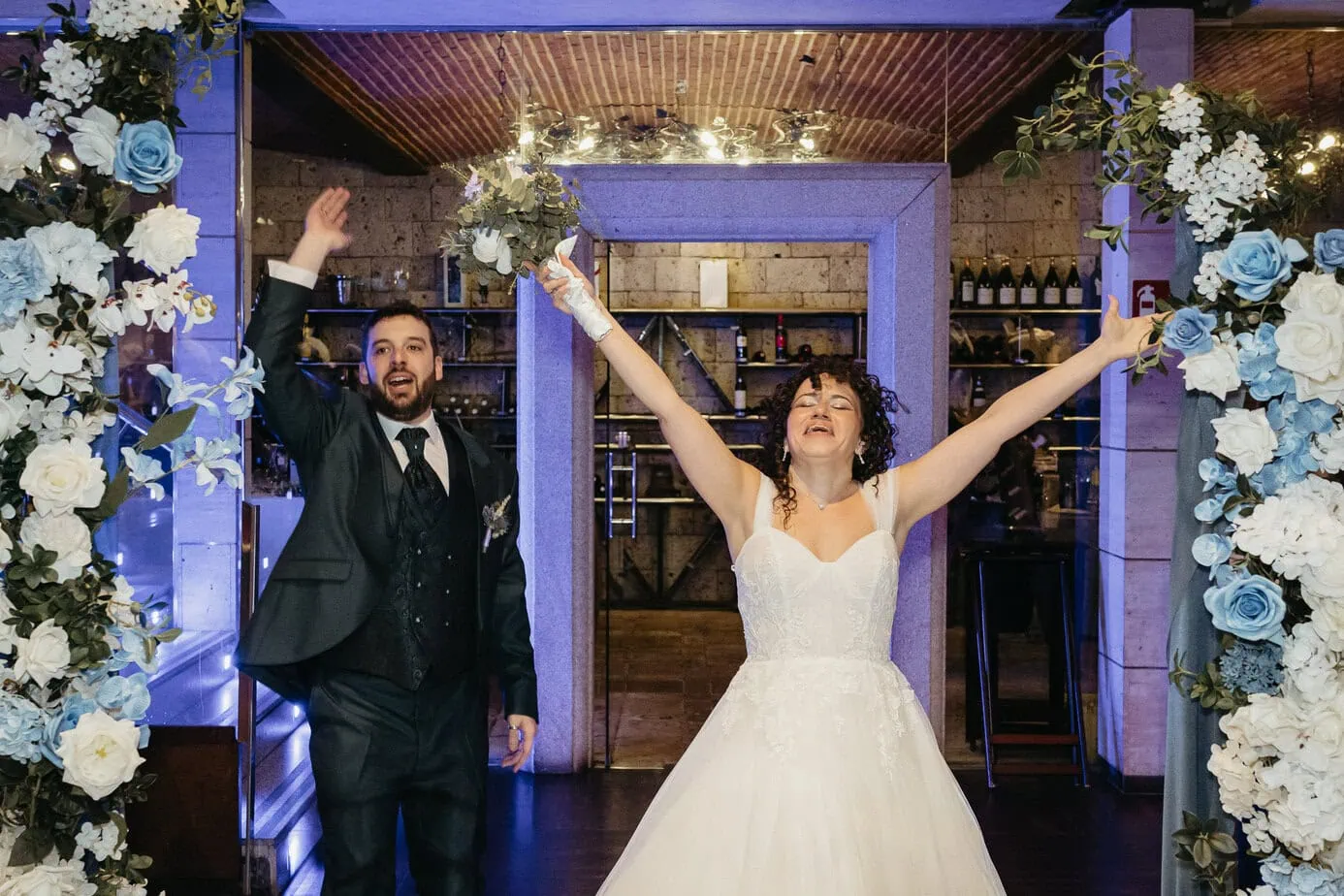 wedding reception dinner complejo la ciguena madrid ()