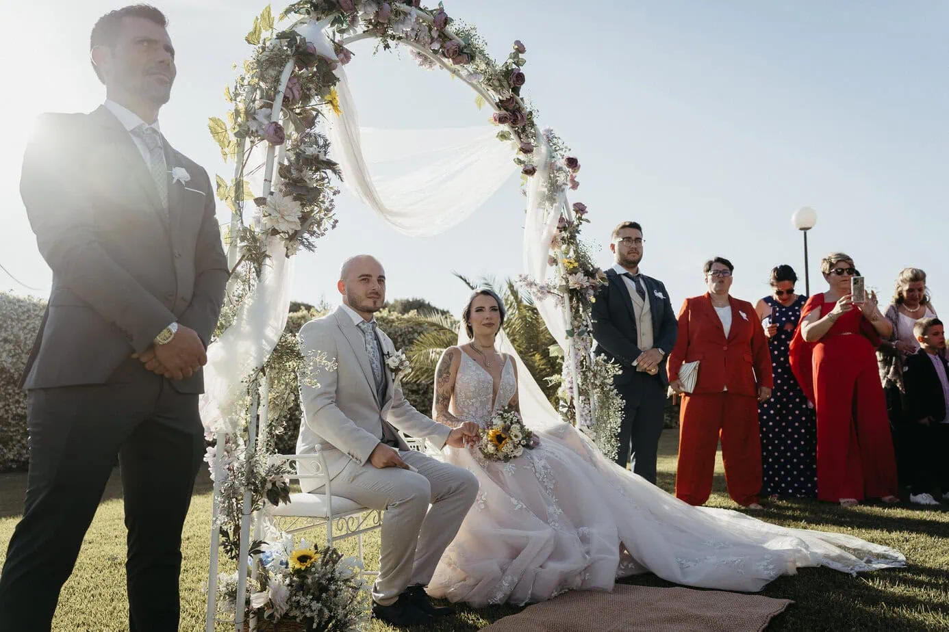 outdoor wedding ceremony spain fotoarte c la plata inbodas ()