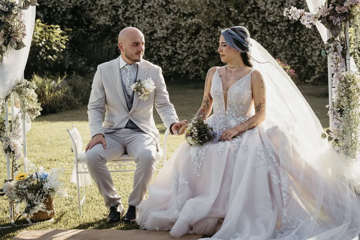 outdoor wedding ceremony spain fotoarte c la plata inbodas ()