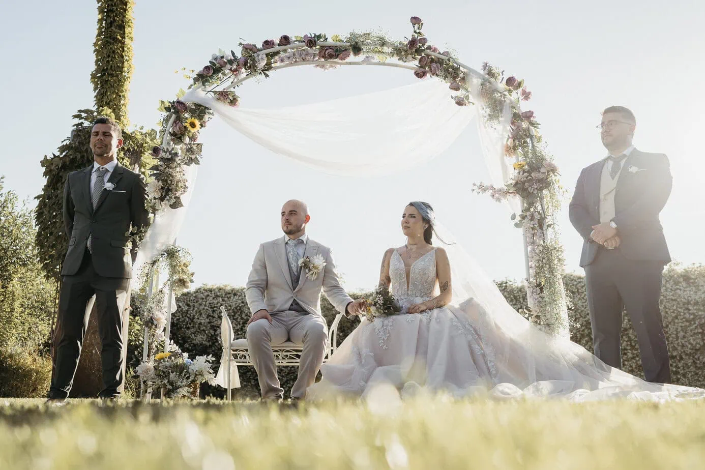 outdoor wedding ceremony spain fotoarte c la plata inbodas ()