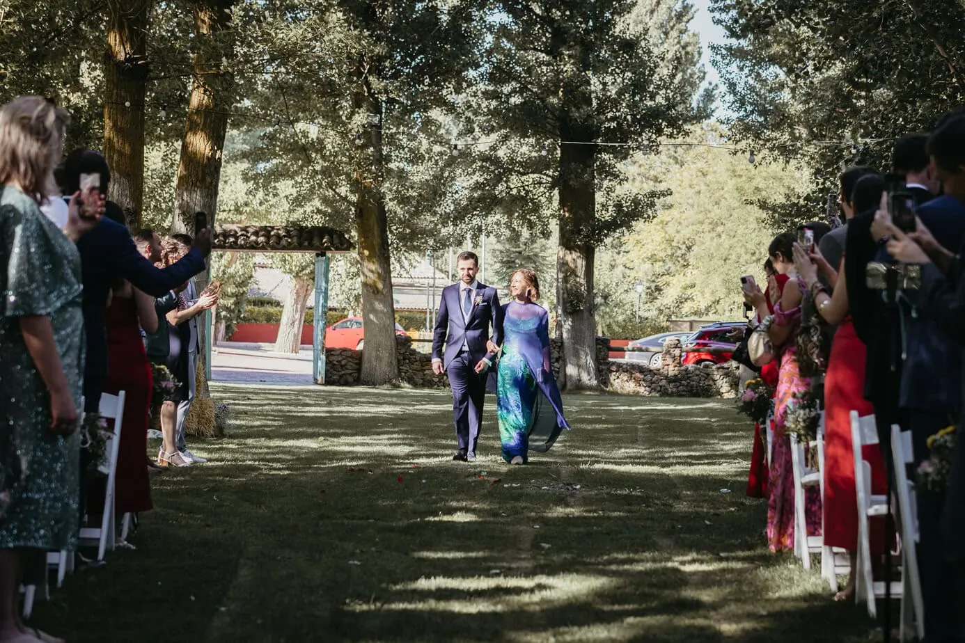 wedding ceremony setup casas de lujan ()