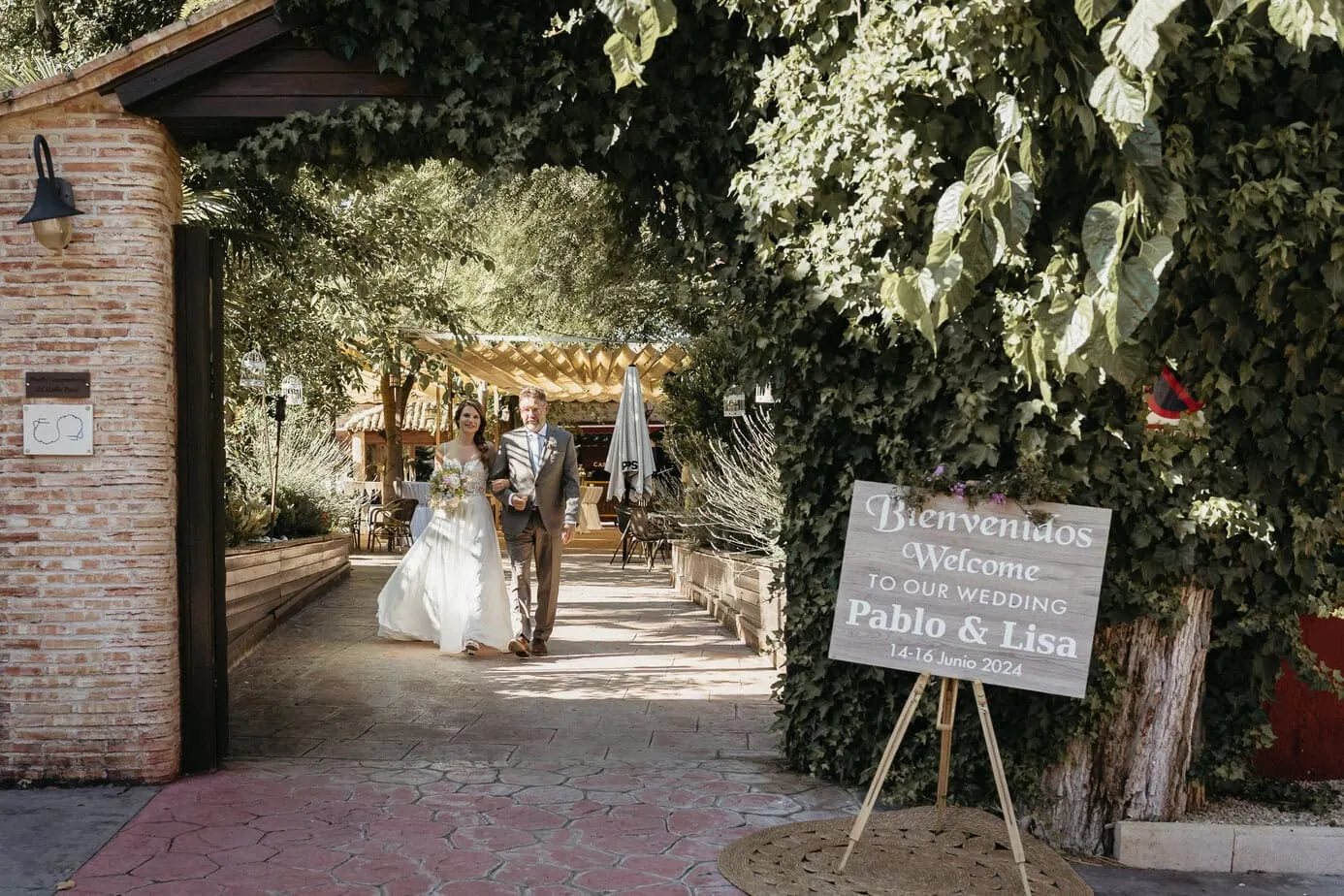 wedding ceremony setup casas de lujan ()