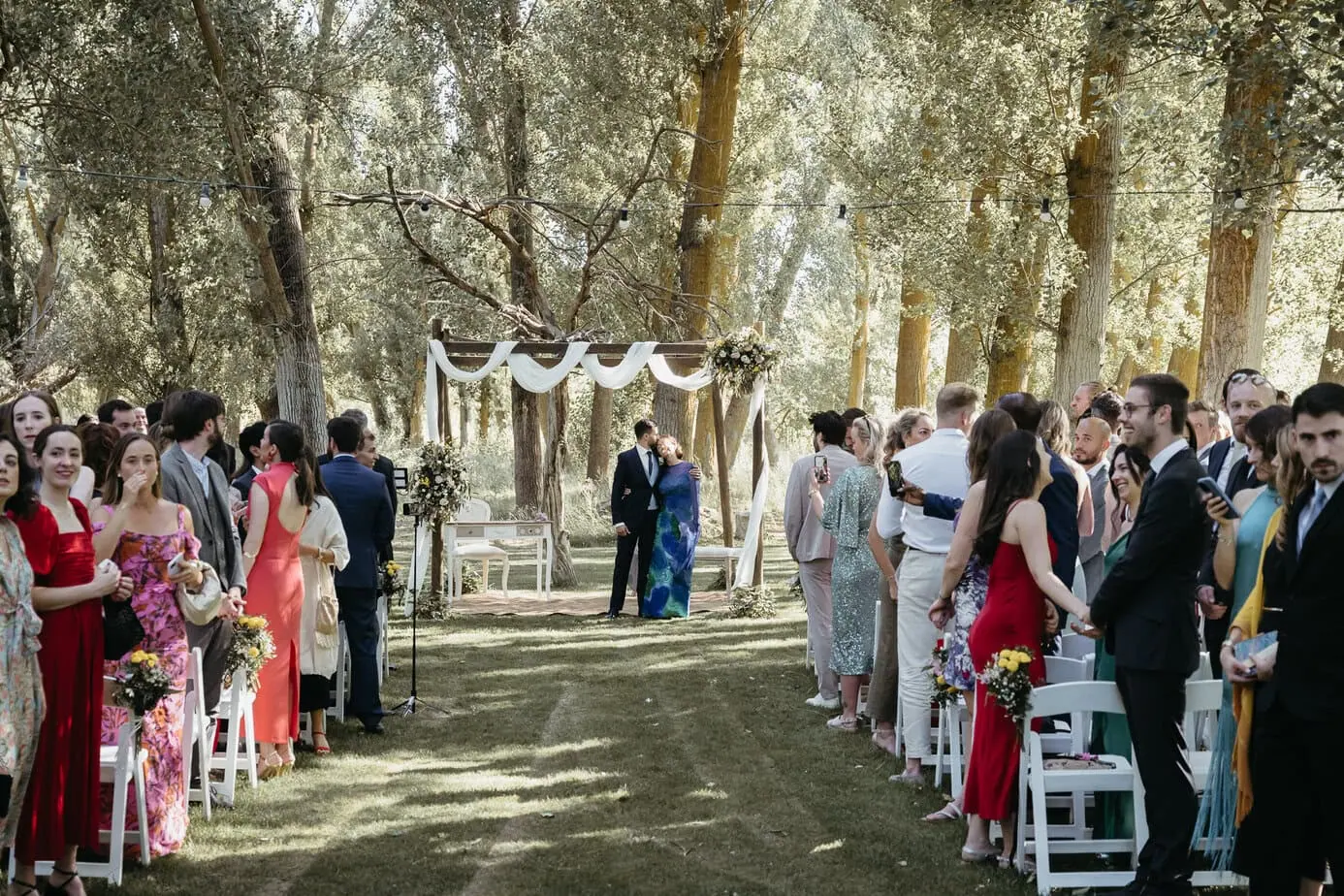 wedding ceremony setup casas de lujan ()