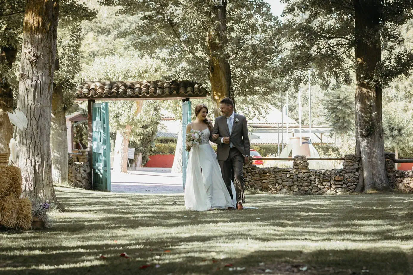 wedding ceremony setup casas de lujan ()