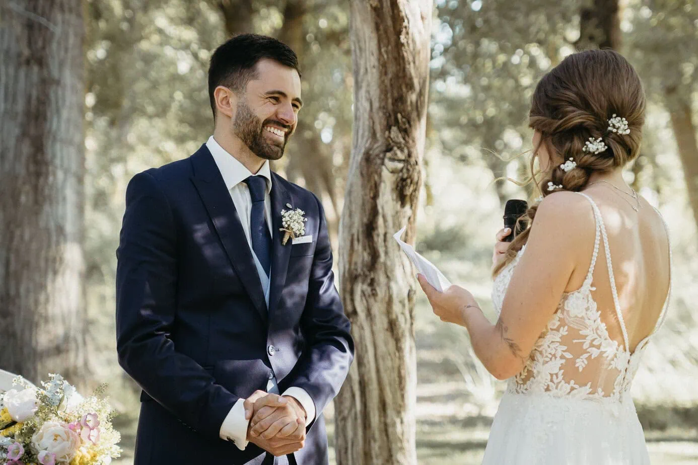 outdoor wedding ceremony casas de lujan ()
