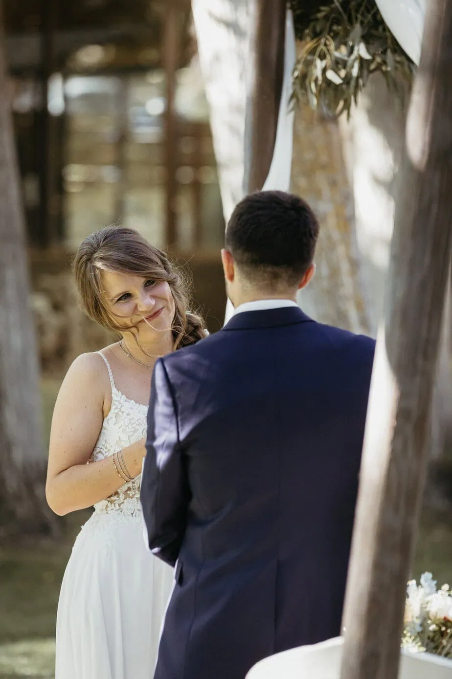 outdoor wedding ceremony casas de lujan ()