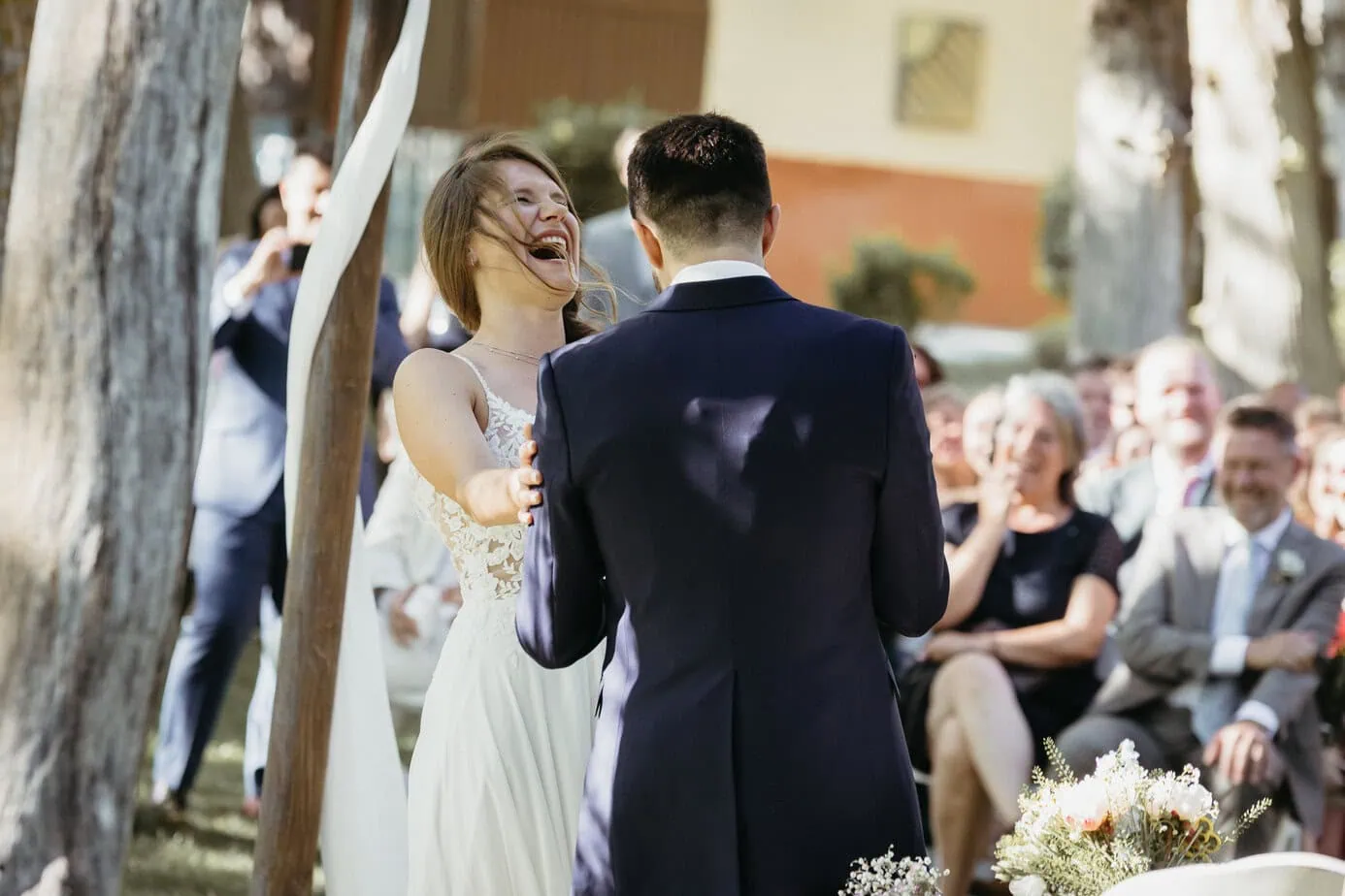 outdoor wedding ceremony casas de lujan ()