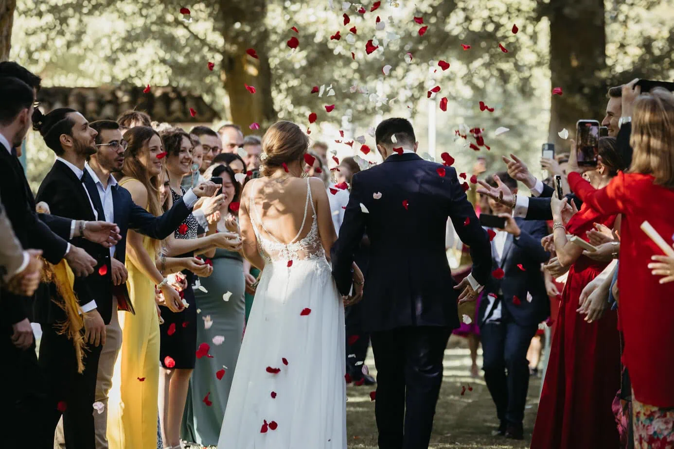 outdoor wedding ceremony casas de lujan ()