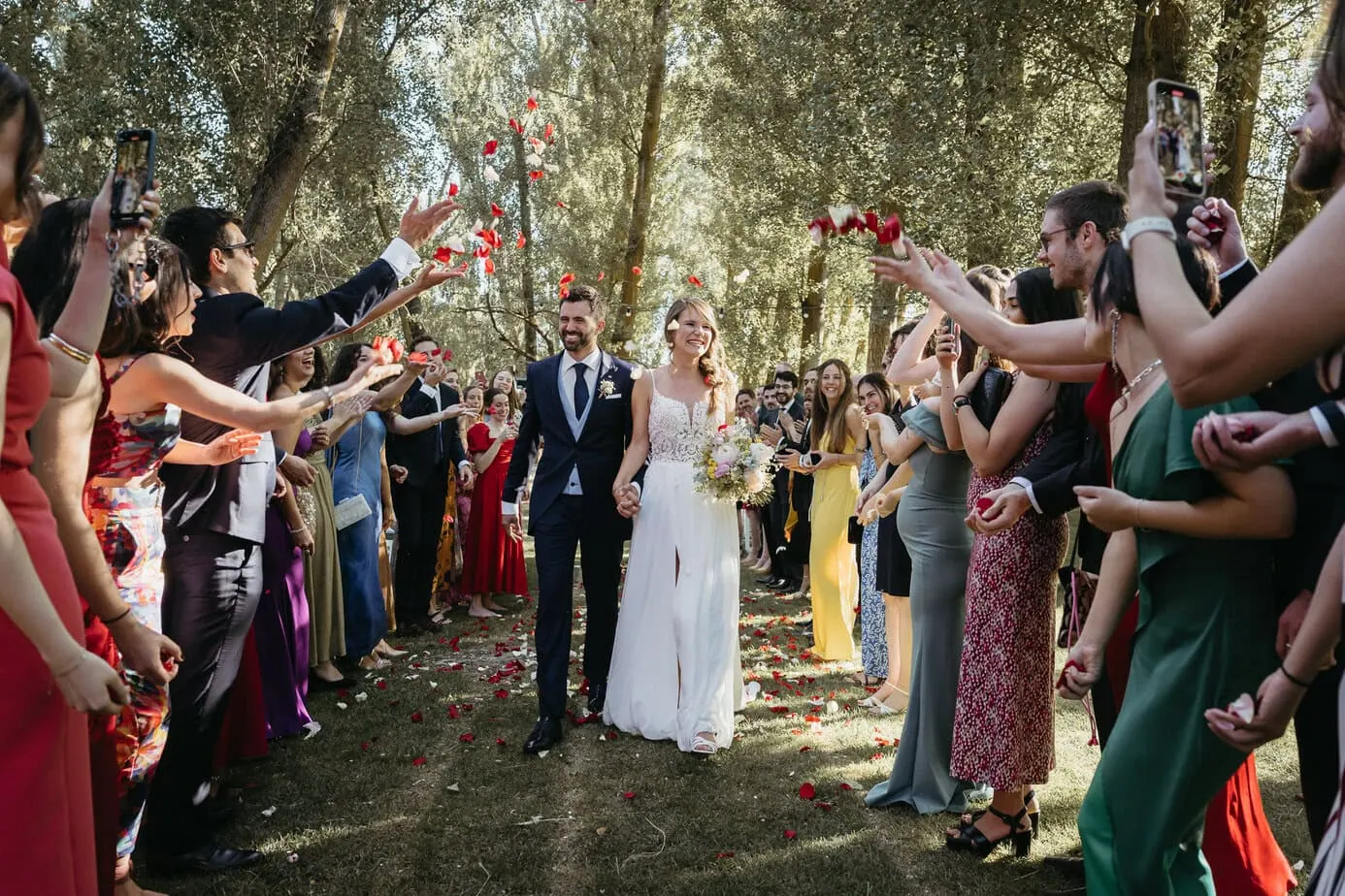 outdoor wedding ceremony casas de lujan ()