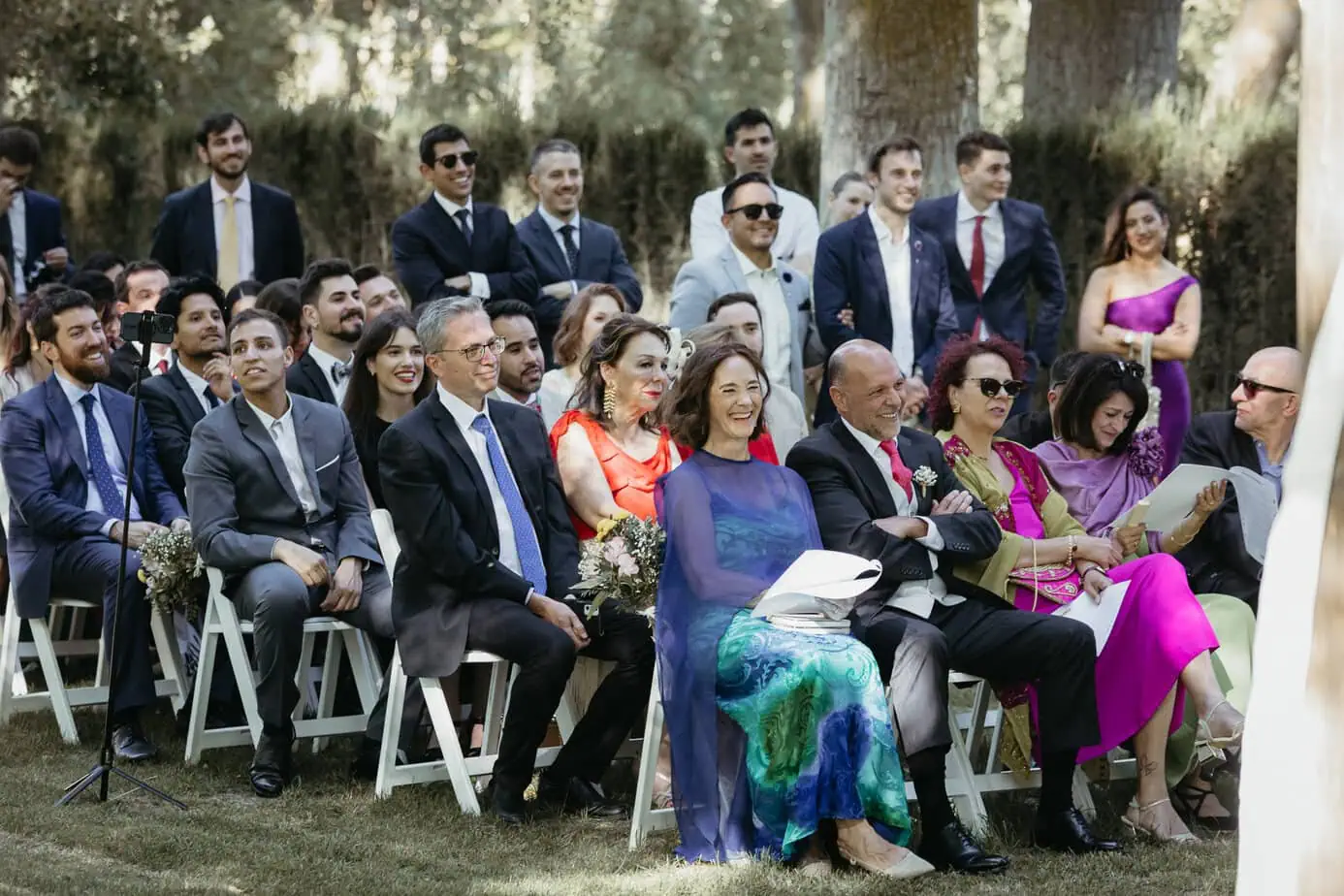 outdoor wedding ceremony casas de lujan ()