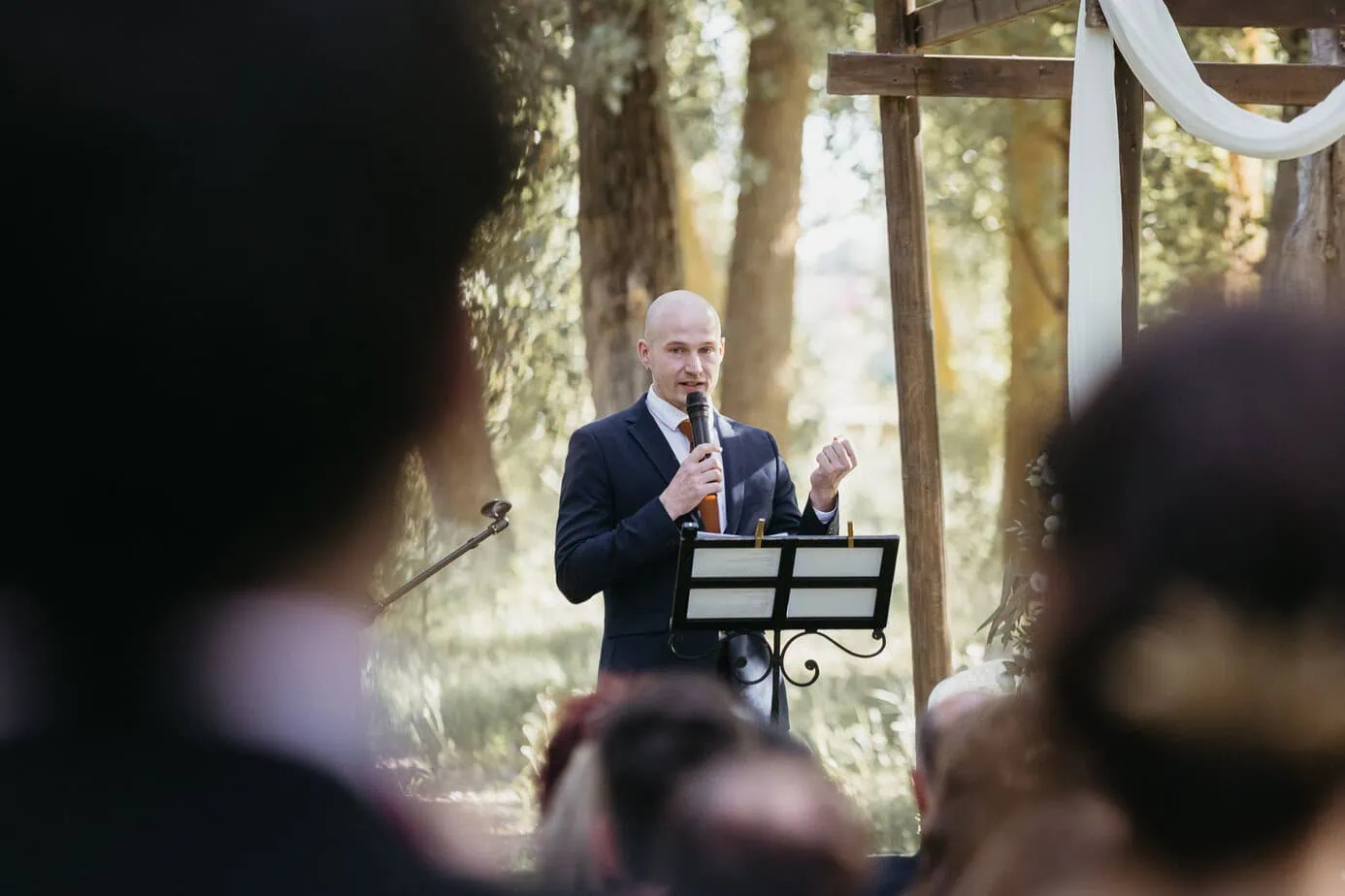 outdoor wedding ceremony casas de lujan ()