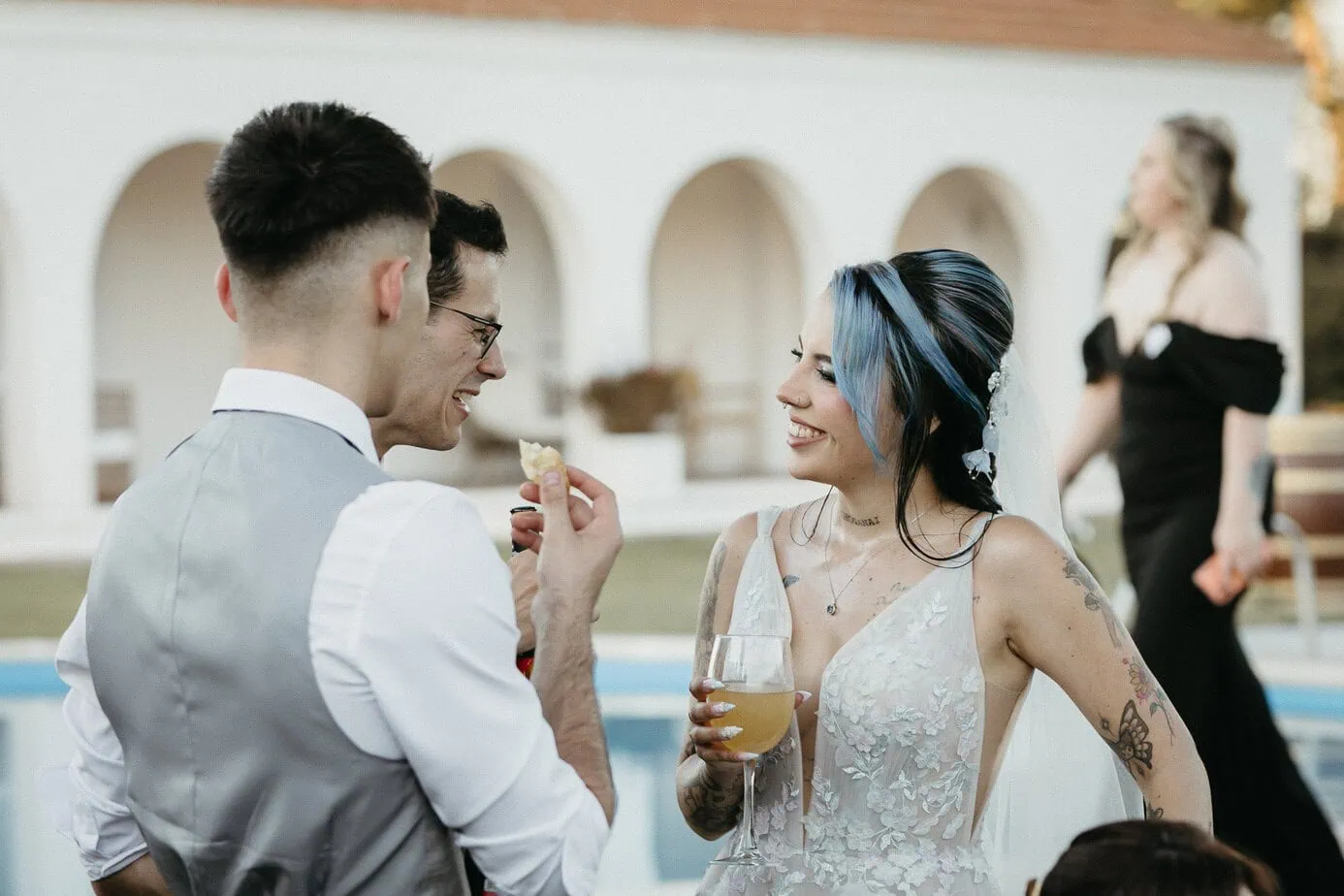 wedding cocktail hour complejo la plata inbodas venue ()