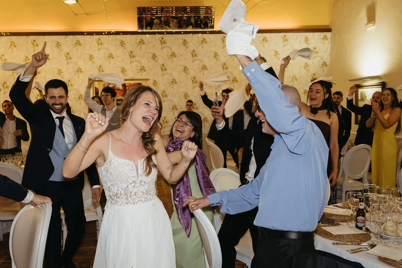 wedding reception dinner casas de lujan by fotoartec ()