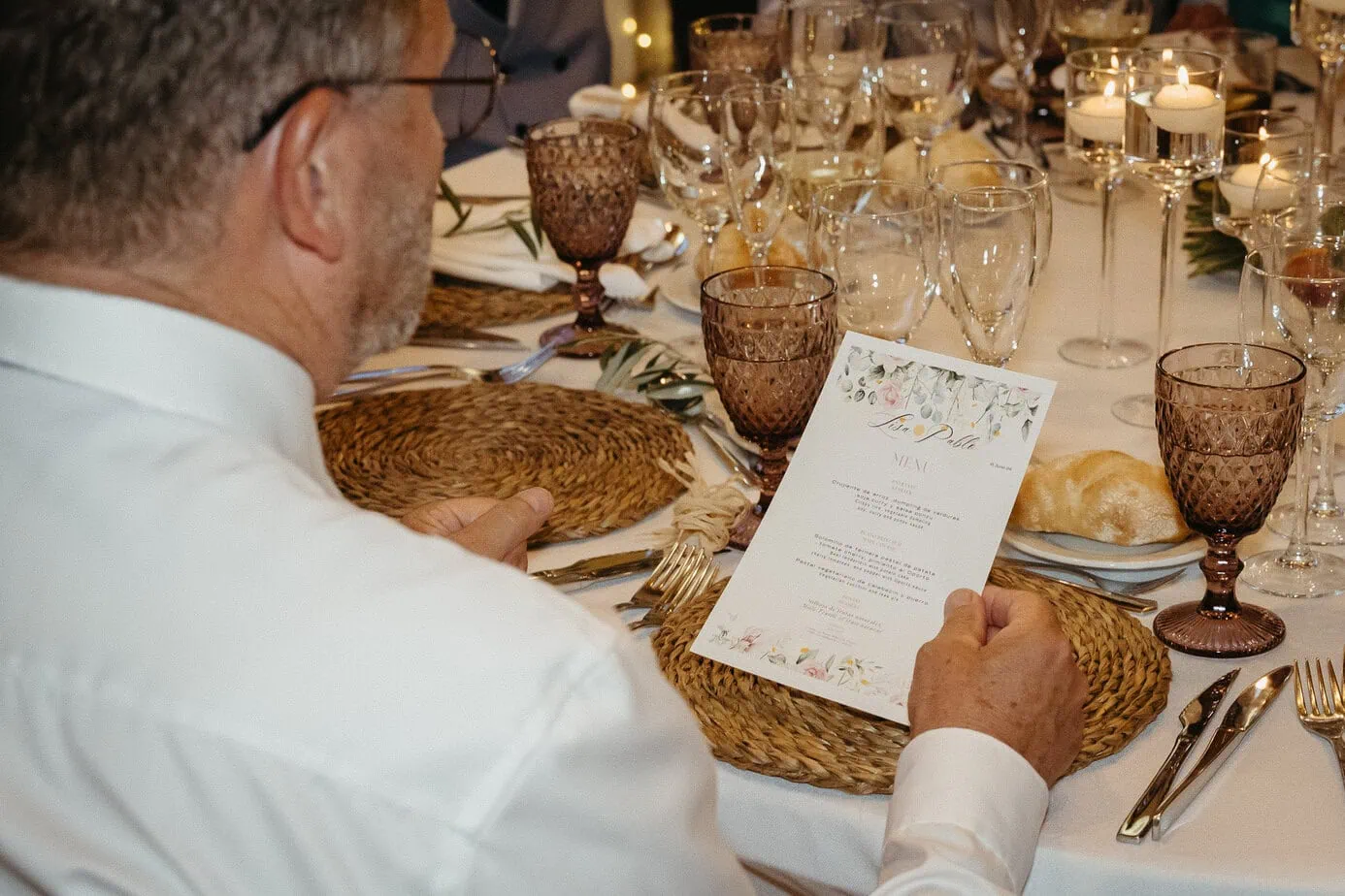 wedding reception dinner casas de lujan by fotoartec ()
