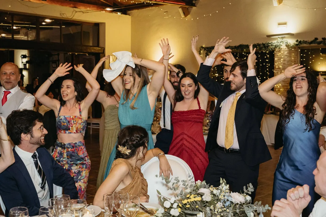 wedding reception dinner casas de lujan by fotoartec ()