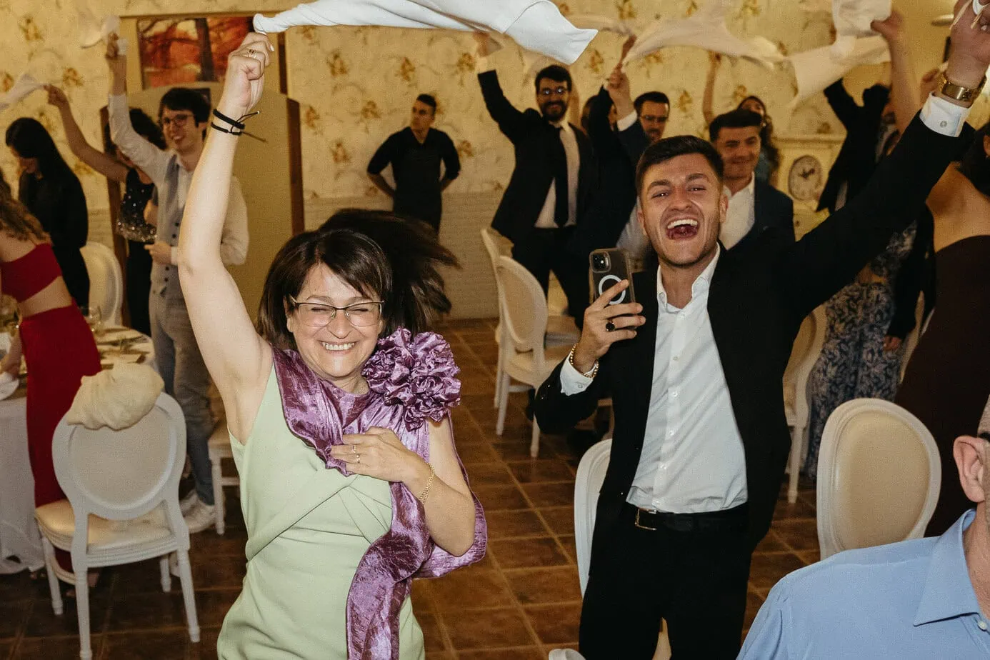 wedding reception dinner casas de lujan by fotoartec ()