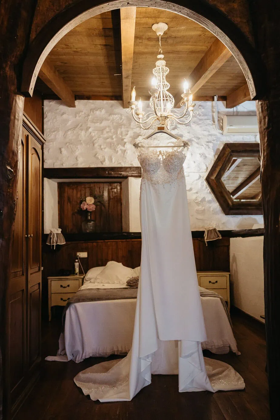 wedding bride preparations hospederia casas de lujan cuenca fotoarte c ()