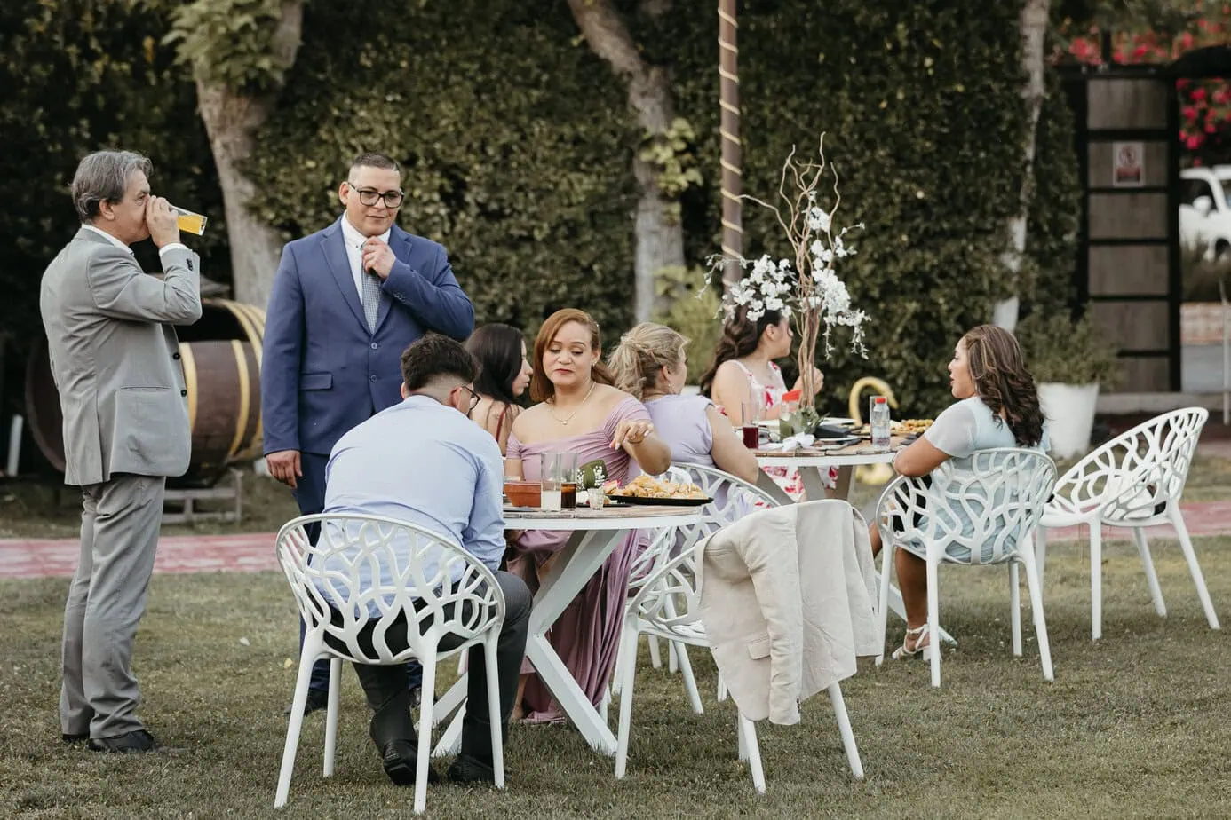 wedding cocktail hour complejo la ribera ii inbodas venue ()