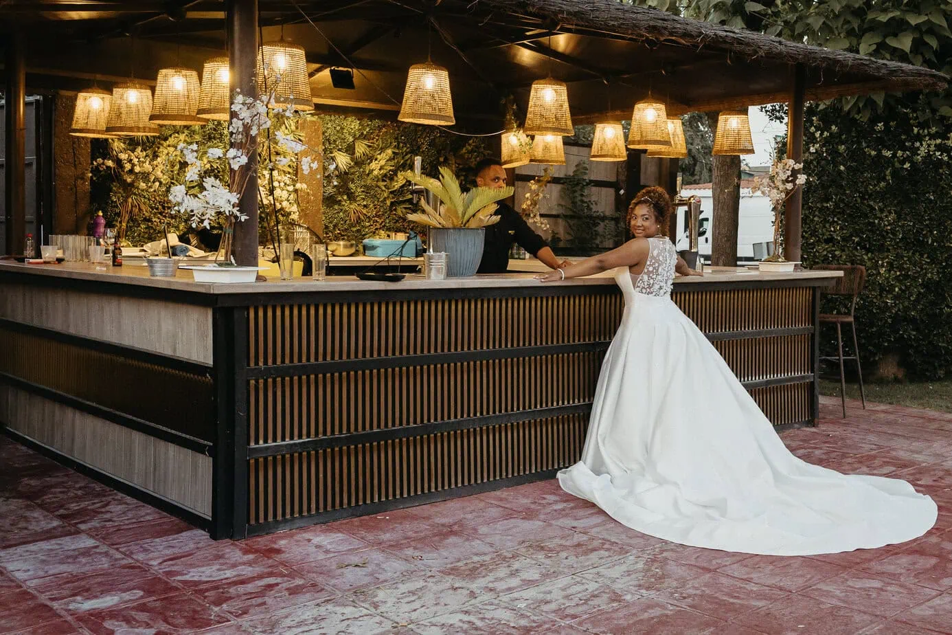 wedding cocktail hour complejo la ribera ii inbodas venue ()