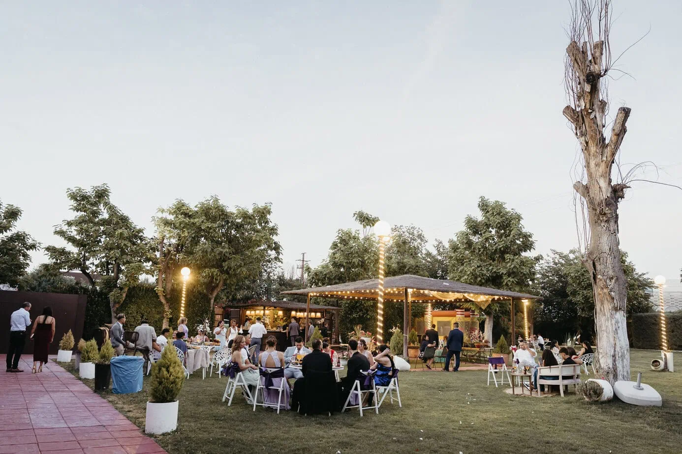 wedding cocktail hour complejo la ribera ii inbodas venue ()