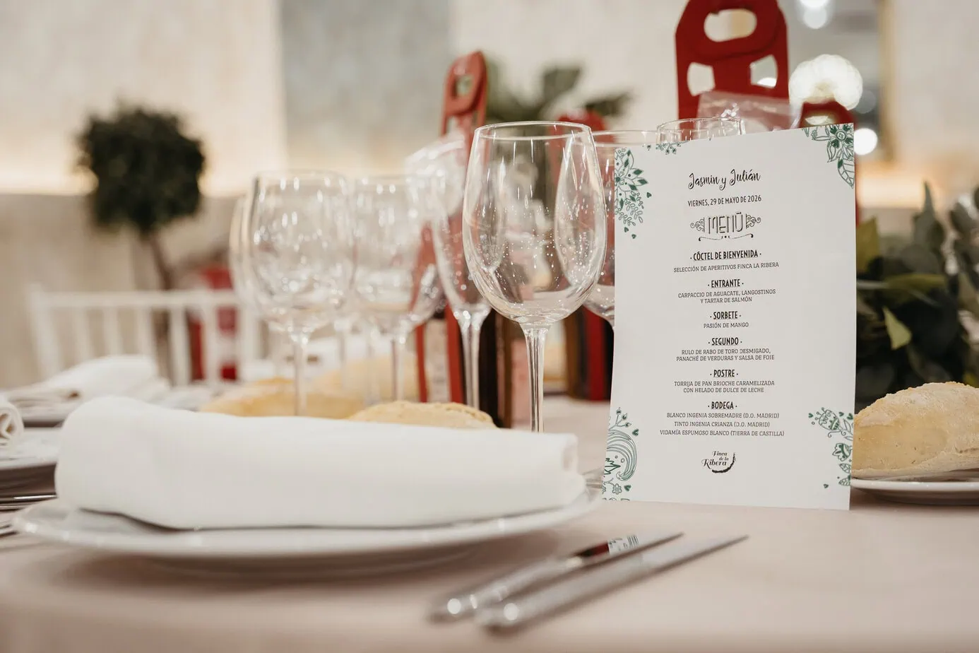 wedding reception dinner la plata cubas de la sagra madrid ()