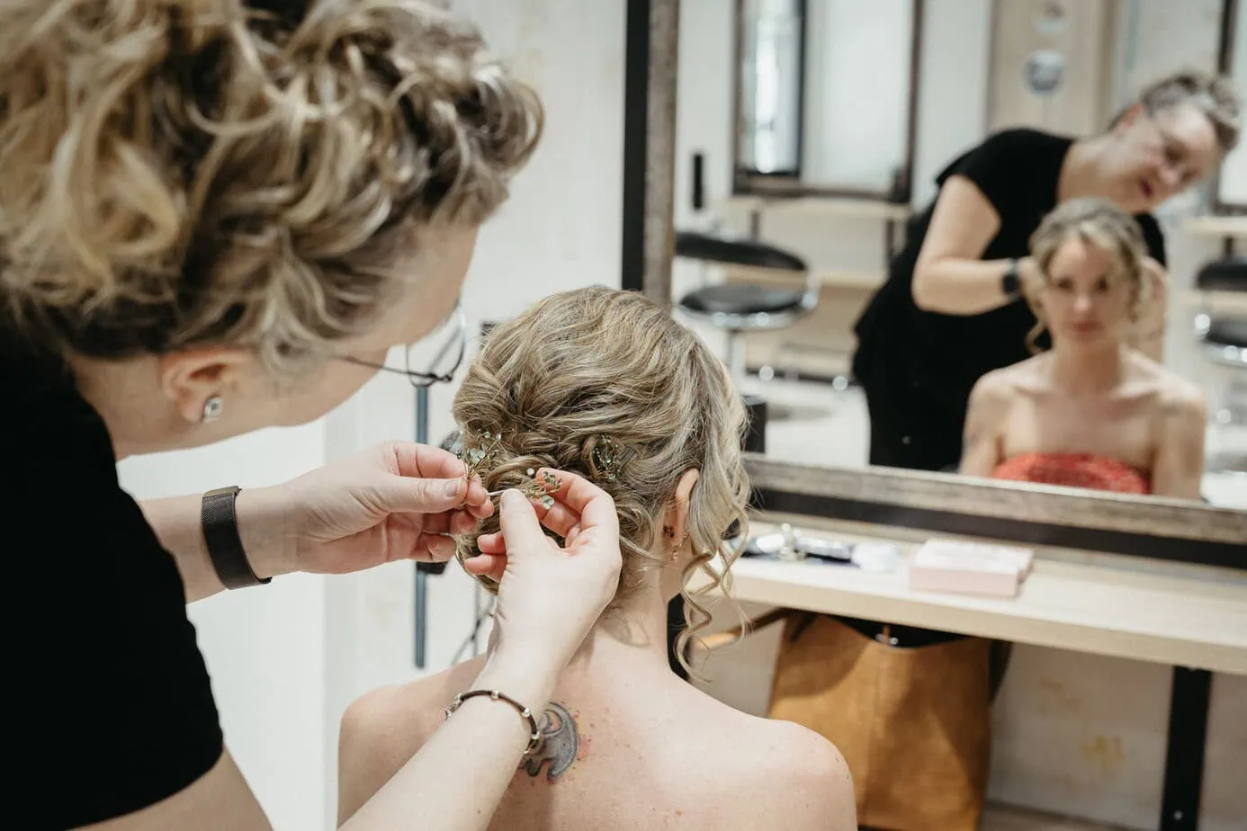 wedding bride hair salon finca gurugu I inbodas madrid fotoarte c ()