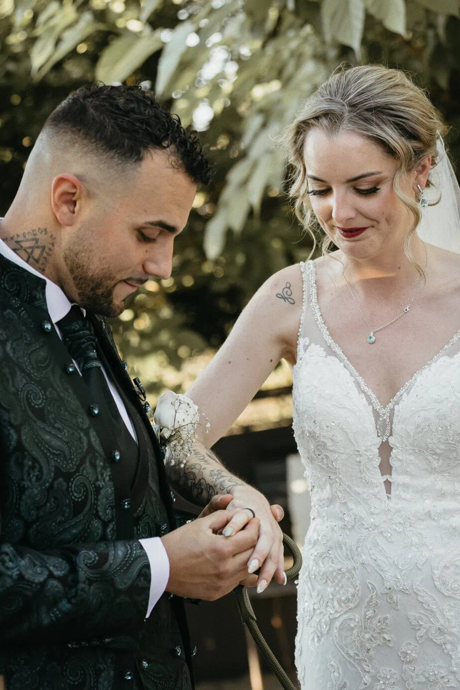 outdoor wedding ceremony finca gurugu I inbodas madrid fotoarte c ()