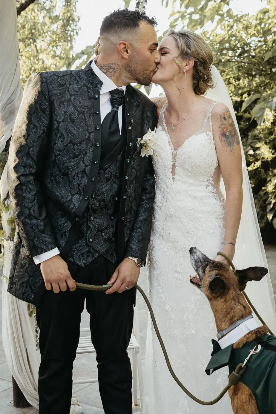 outdoor wedding ceremony finca gurugu I inbodas madrid fotoarte c ()