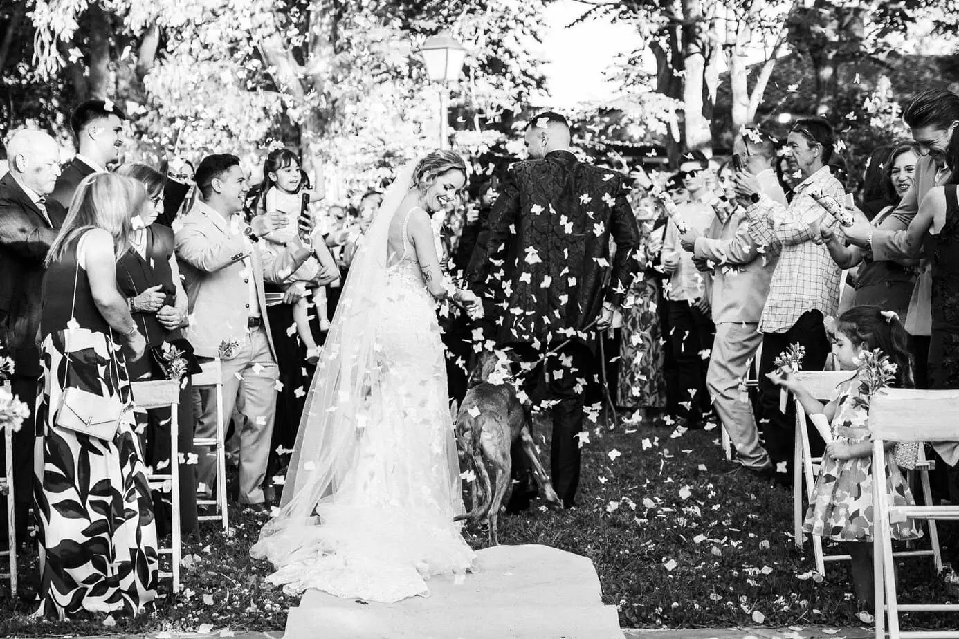 outdoor wedding ceremony finca gurugu I inbodas madrid fotoarte c ()