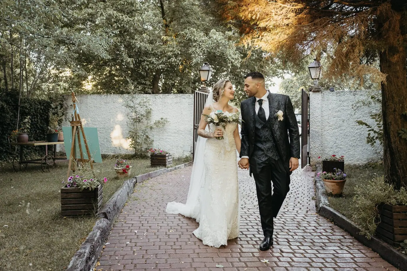wedding cocktail reception finca gurugu I inbodas madrid fotoarte c ()